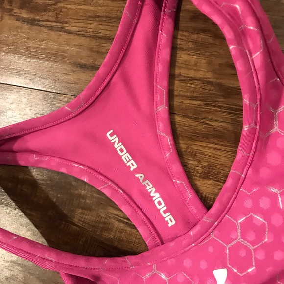 ❌SOLD‼️Pink Under Armour sports bra, XS - Picture 4 of 4